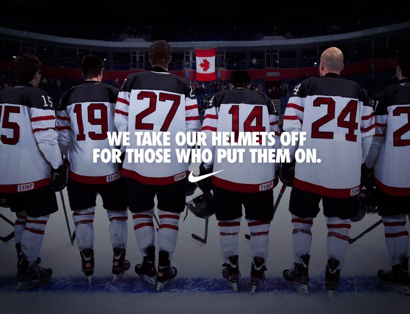 Nike Hockey Remembrance Day