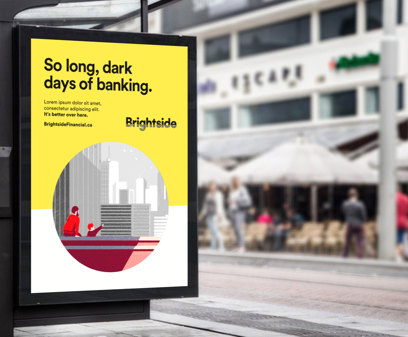 Brightside Financial Transit Poster