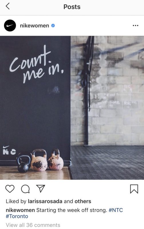 NTC Canada Brand Launch Instagram